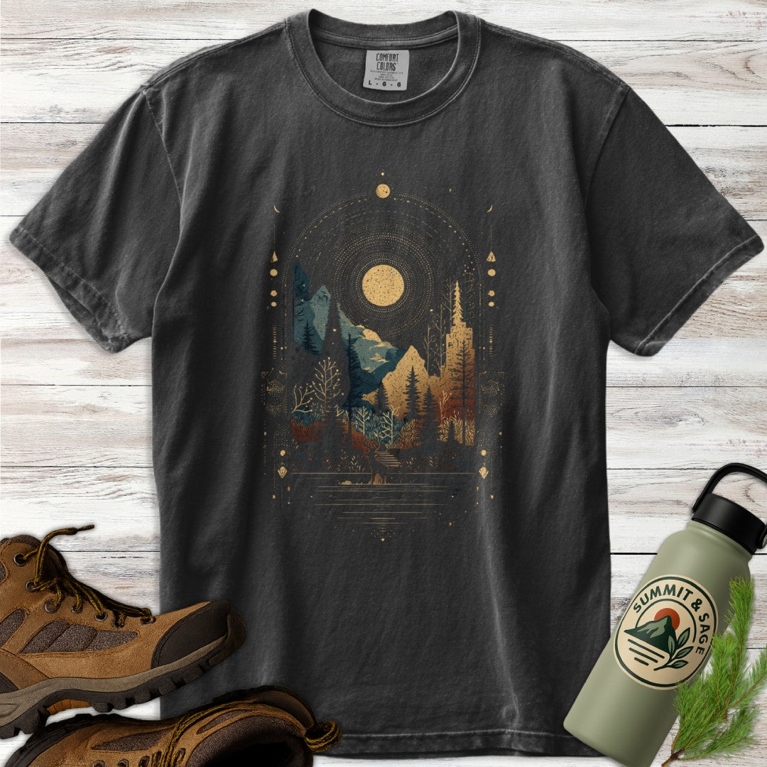 Celestial Wilderness Boho T-Shirt