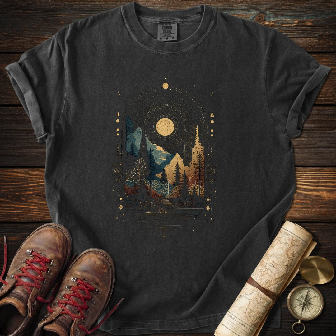 Celestial Wilderness Boho T-Shirt