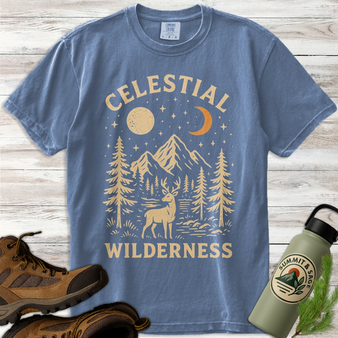 Celestial Wilderness Deer T-Shirt