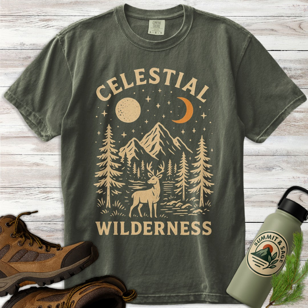 Celestial Wilderness Deer T-Shirt