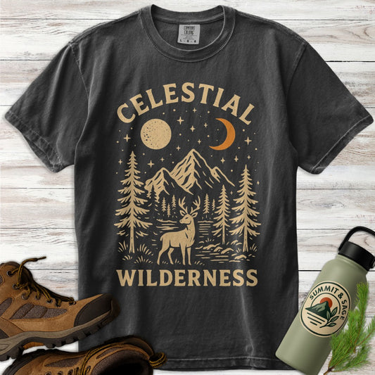 Celestial Wilderness Deer T-Shirt