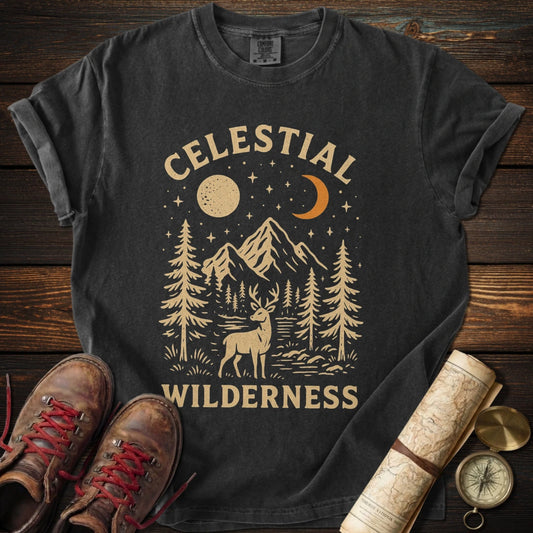 Celestial Wilderness Deer T-Shirt