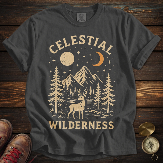 Celestial Wilderness Deer T-Shirt