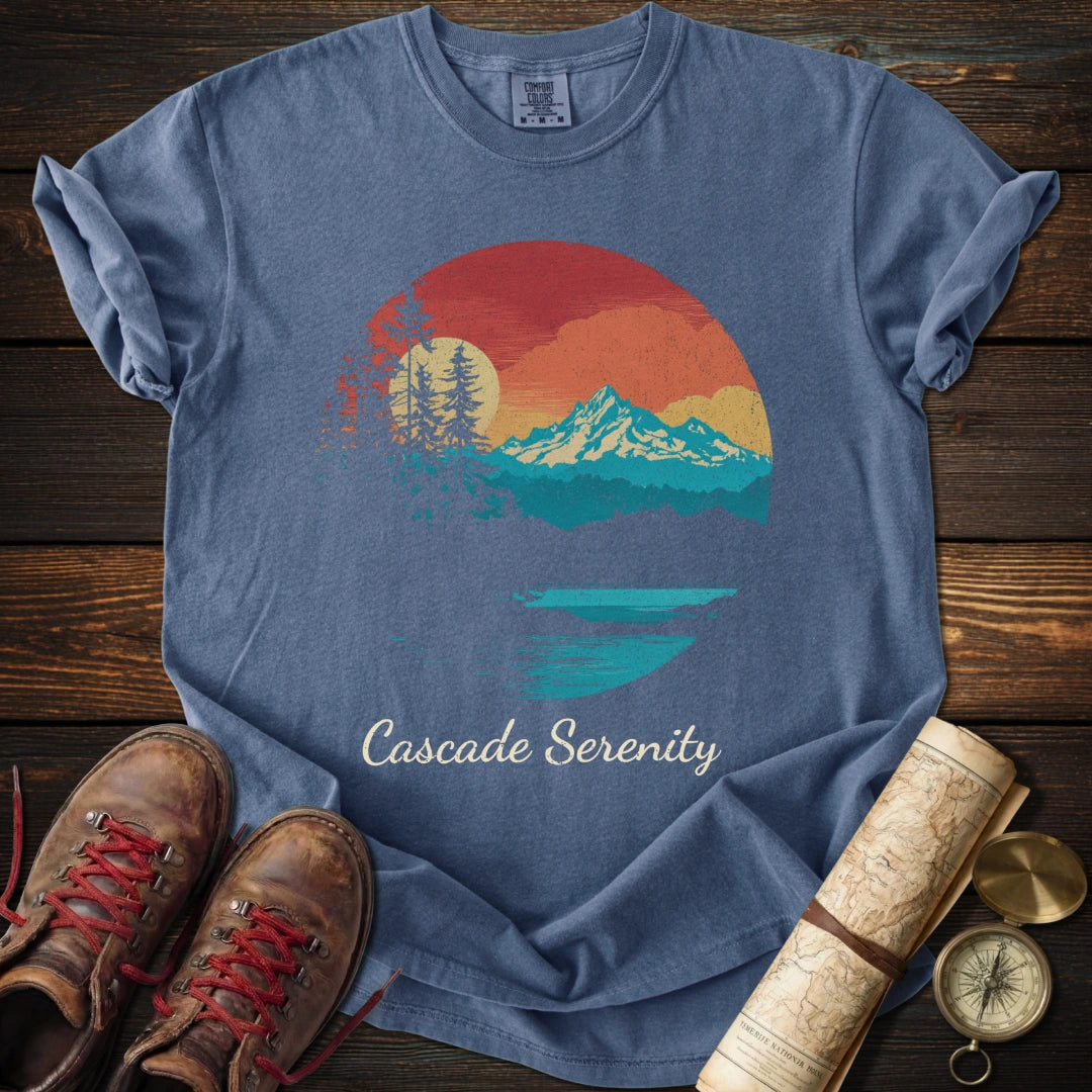 Retro Cascade Serenity T-Shirt