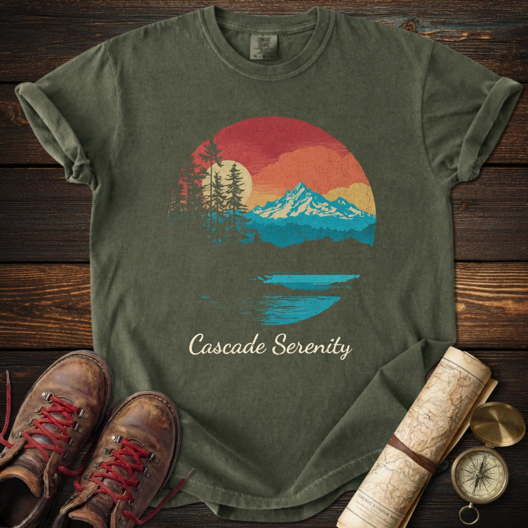Retro Cascade Serenity T-Shirt