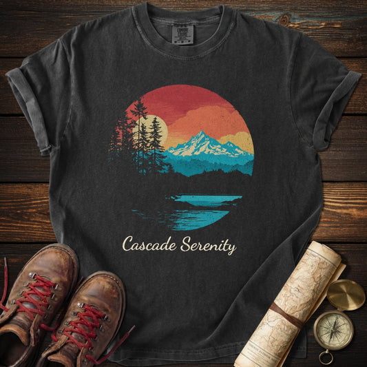 Retro Cascade Serenity T-Shirt