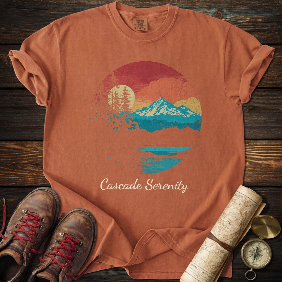 Retro Cascade Serenity T-Shirt