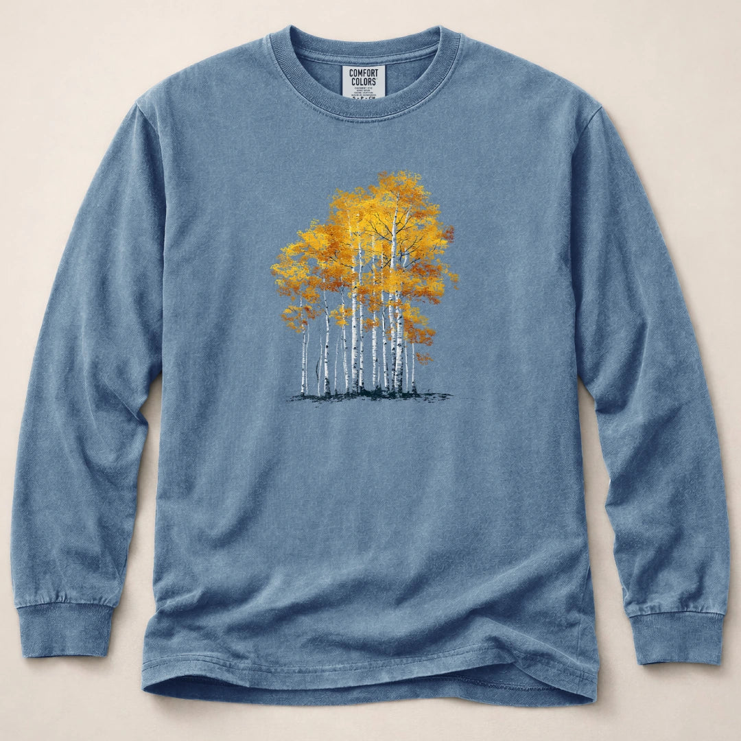 Aspen Tree Long Sleeved T-Shirt