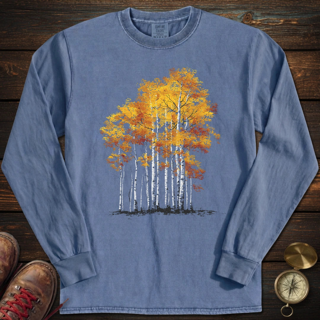 Aspen Tree Long Sleeved T-Shirt