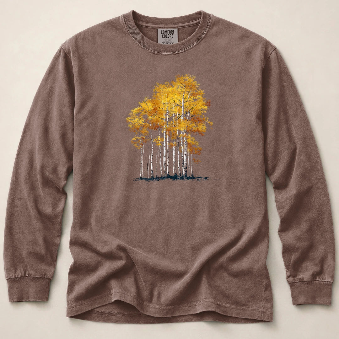 Aspen Tree Long Sleeved T-Shirt