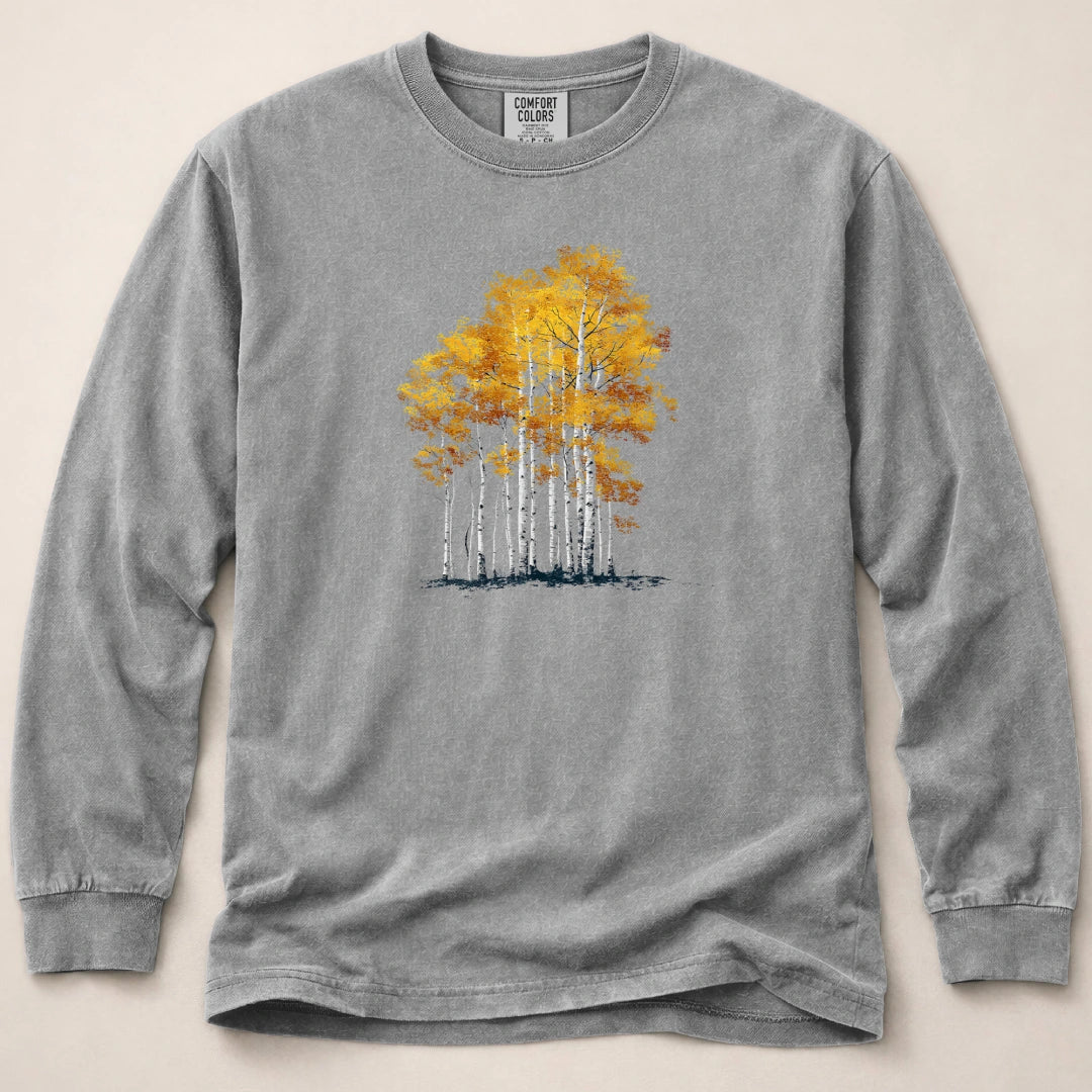 Aspen Tree Long Sleeved T-Shirt