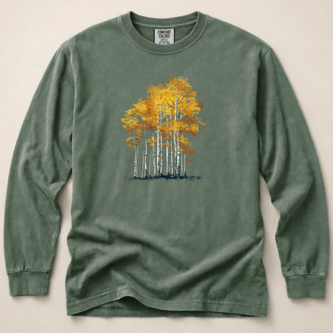 Aspen Tree Long Sleeved T-Shirt