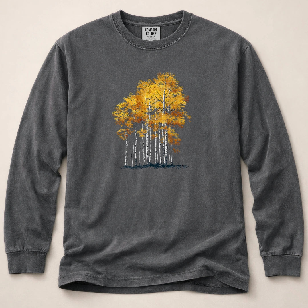Aspen Tree Long Sleeved T-Shirt