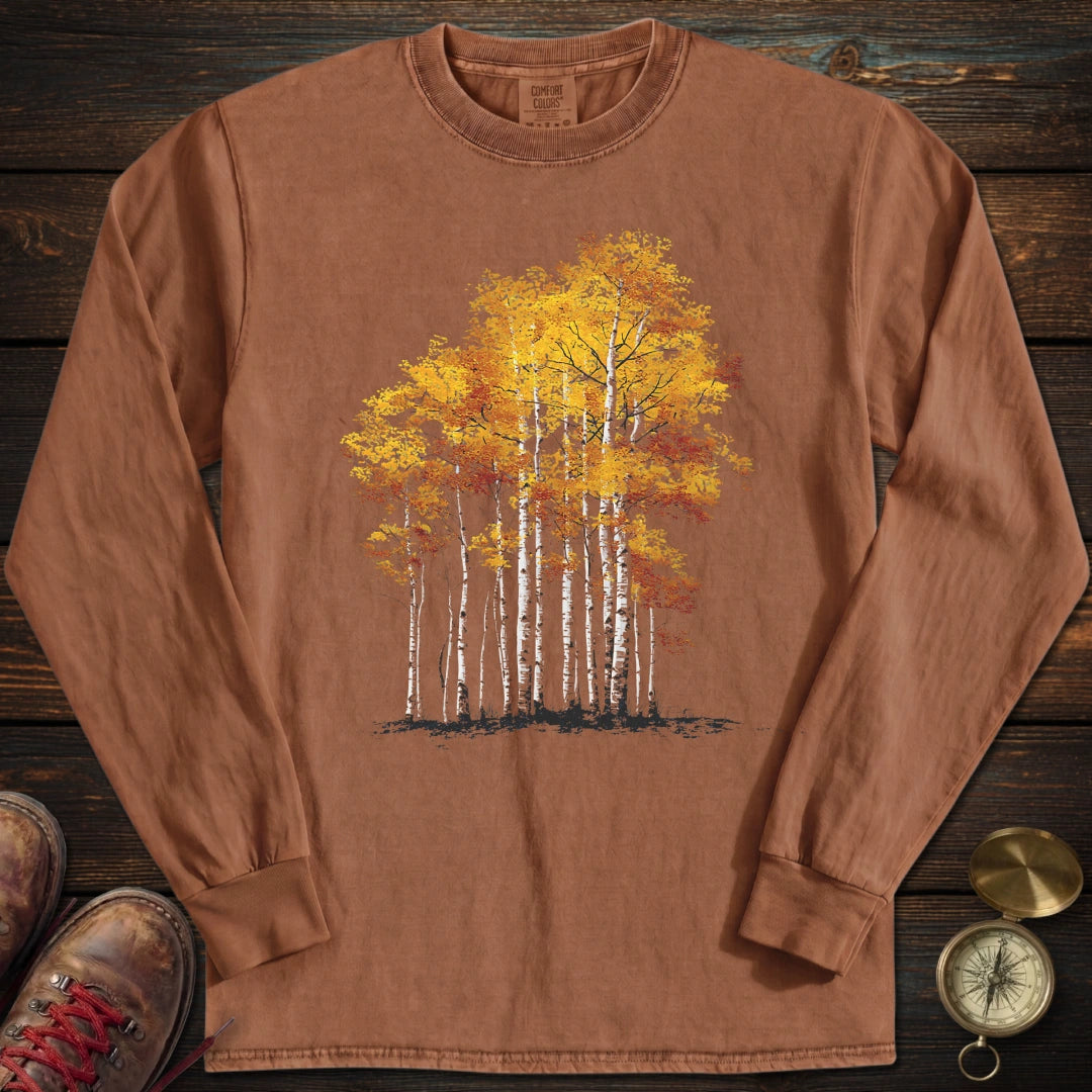 Aspen Tree Long Sleeved T-Shirt