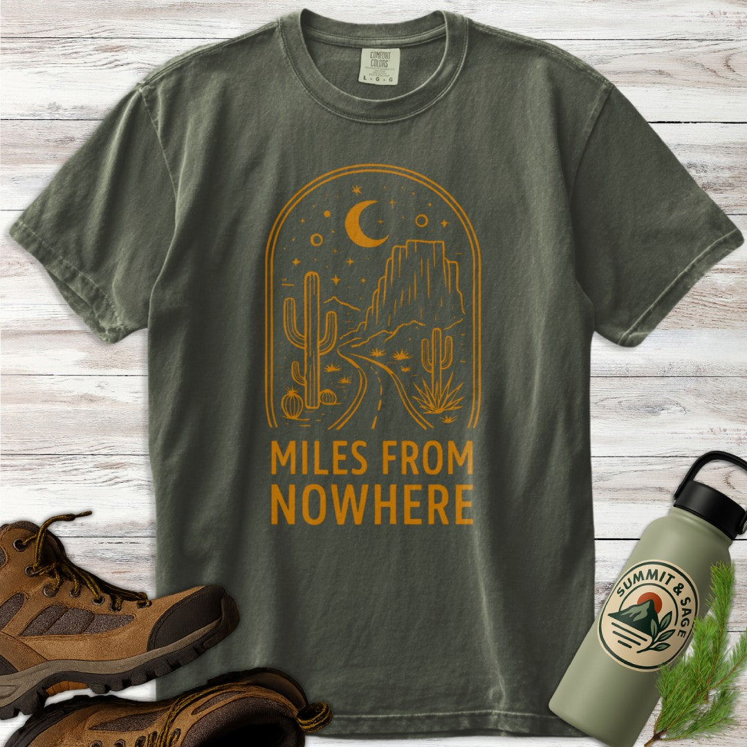 Miles From Nowhere Rust T-Shirt