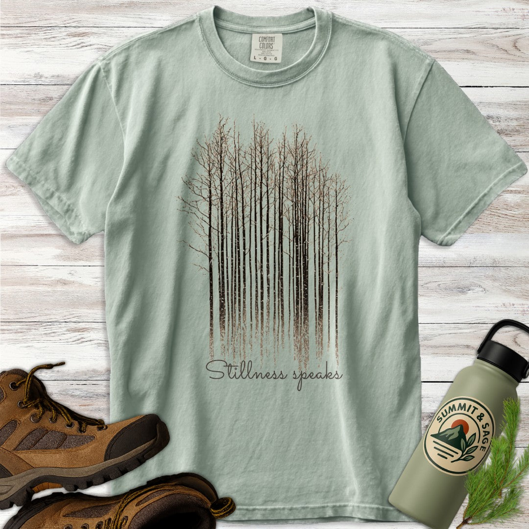 Stillness Speaks Aspen T-Shirt