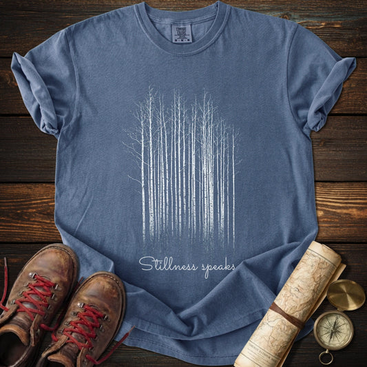 Stillness Speaks Aspen T-Shirt