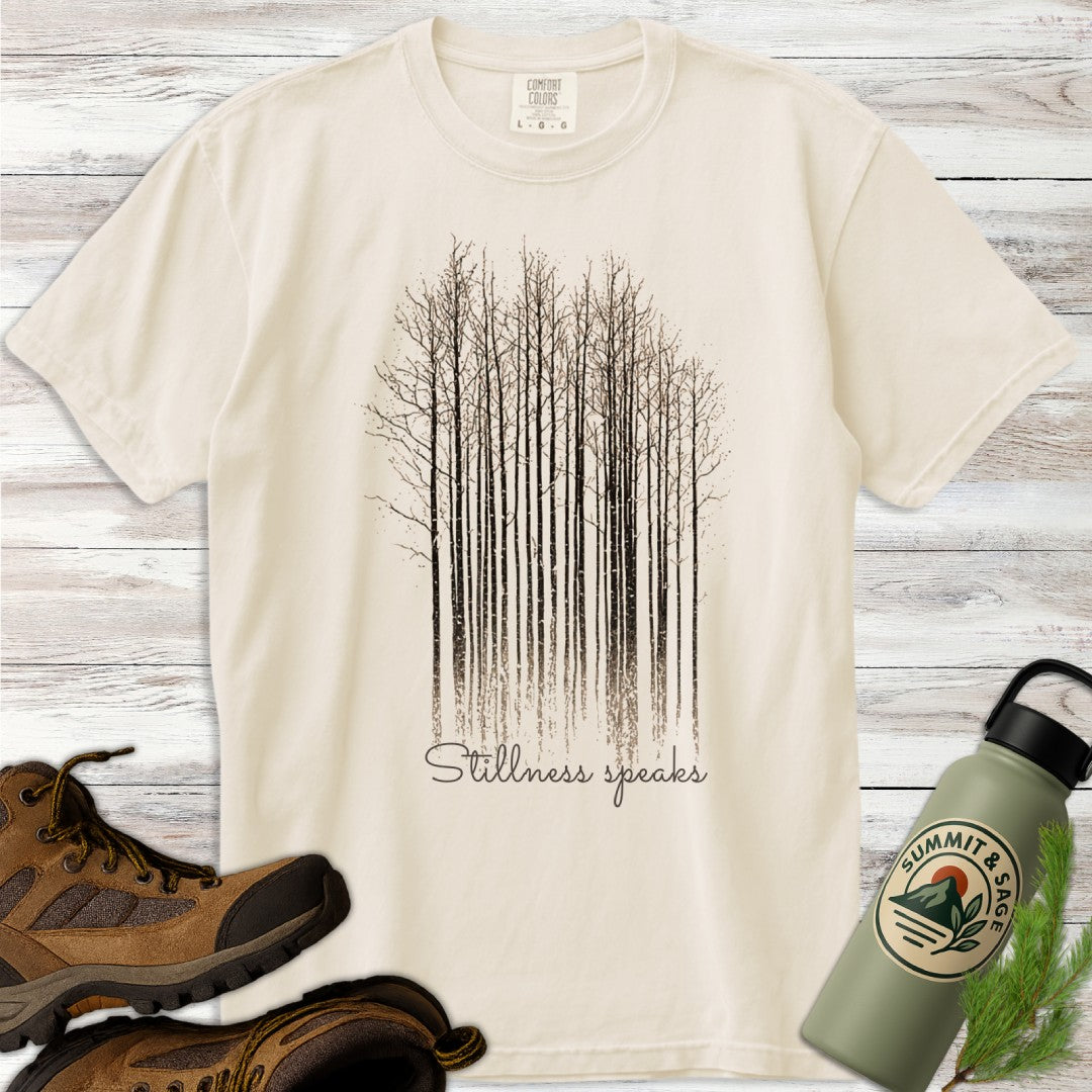 Stillness Speaks Aspen T-Shirt