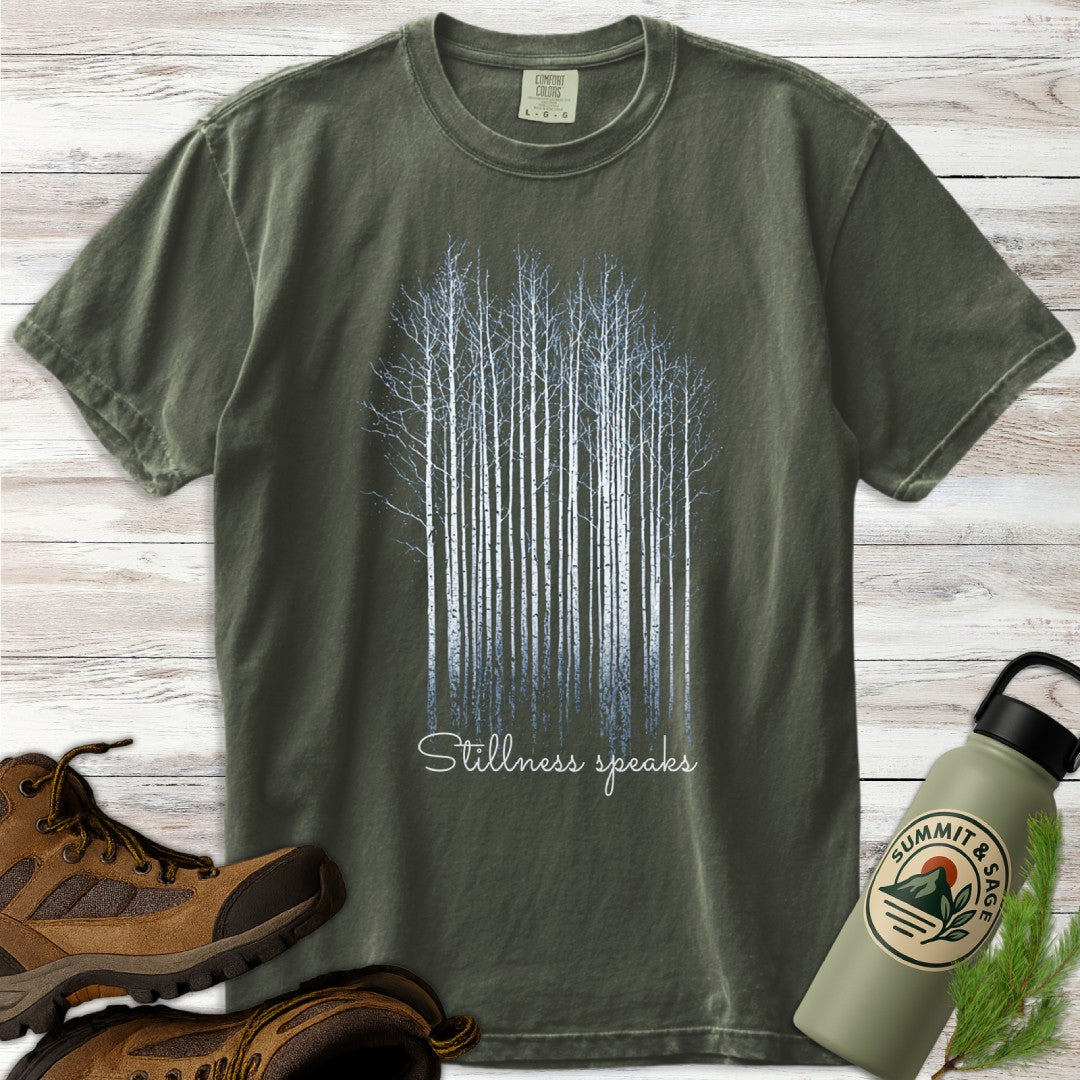 Stillness Speaks Aspen T-Shirt