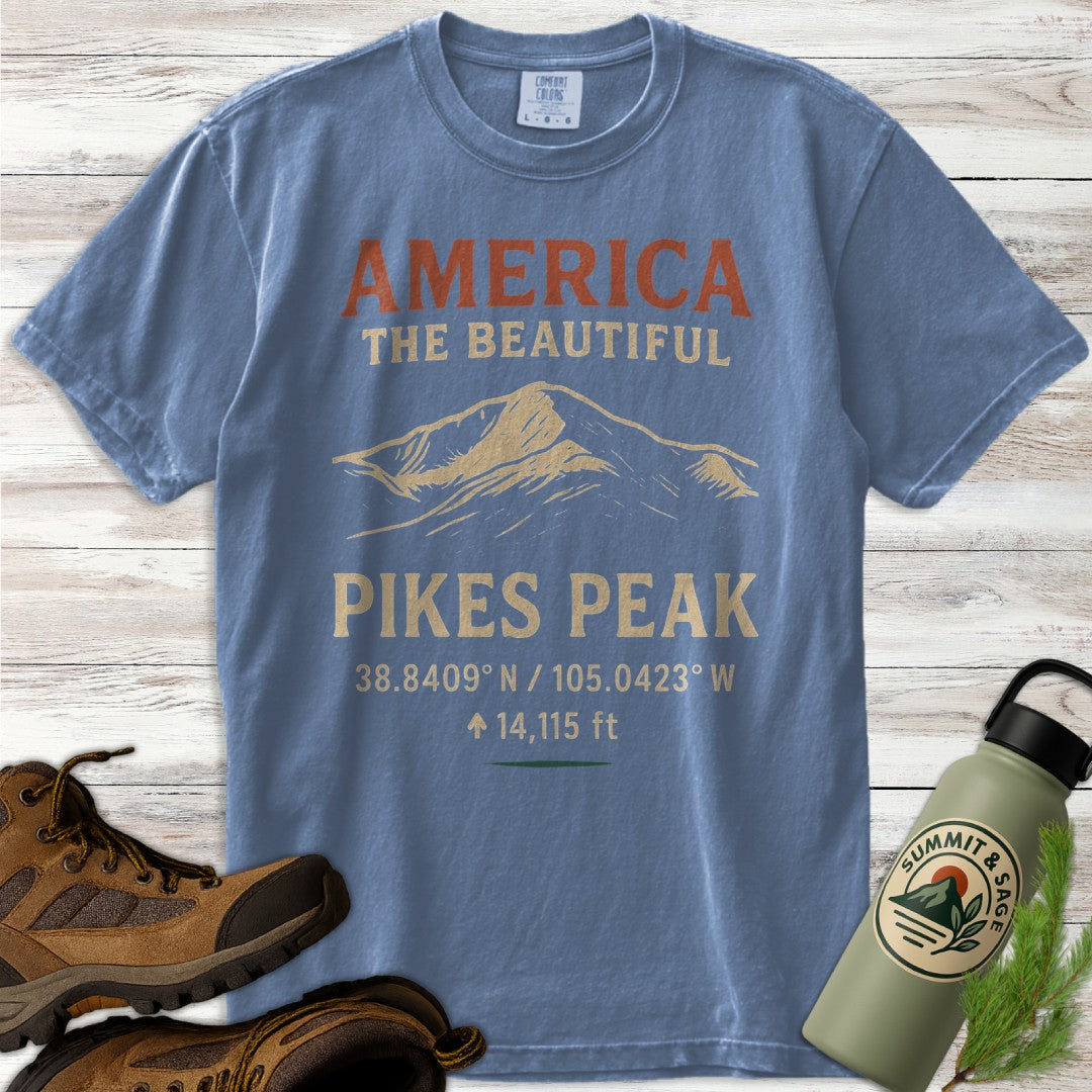 America Beautiful Pikes Peak T-Shirt