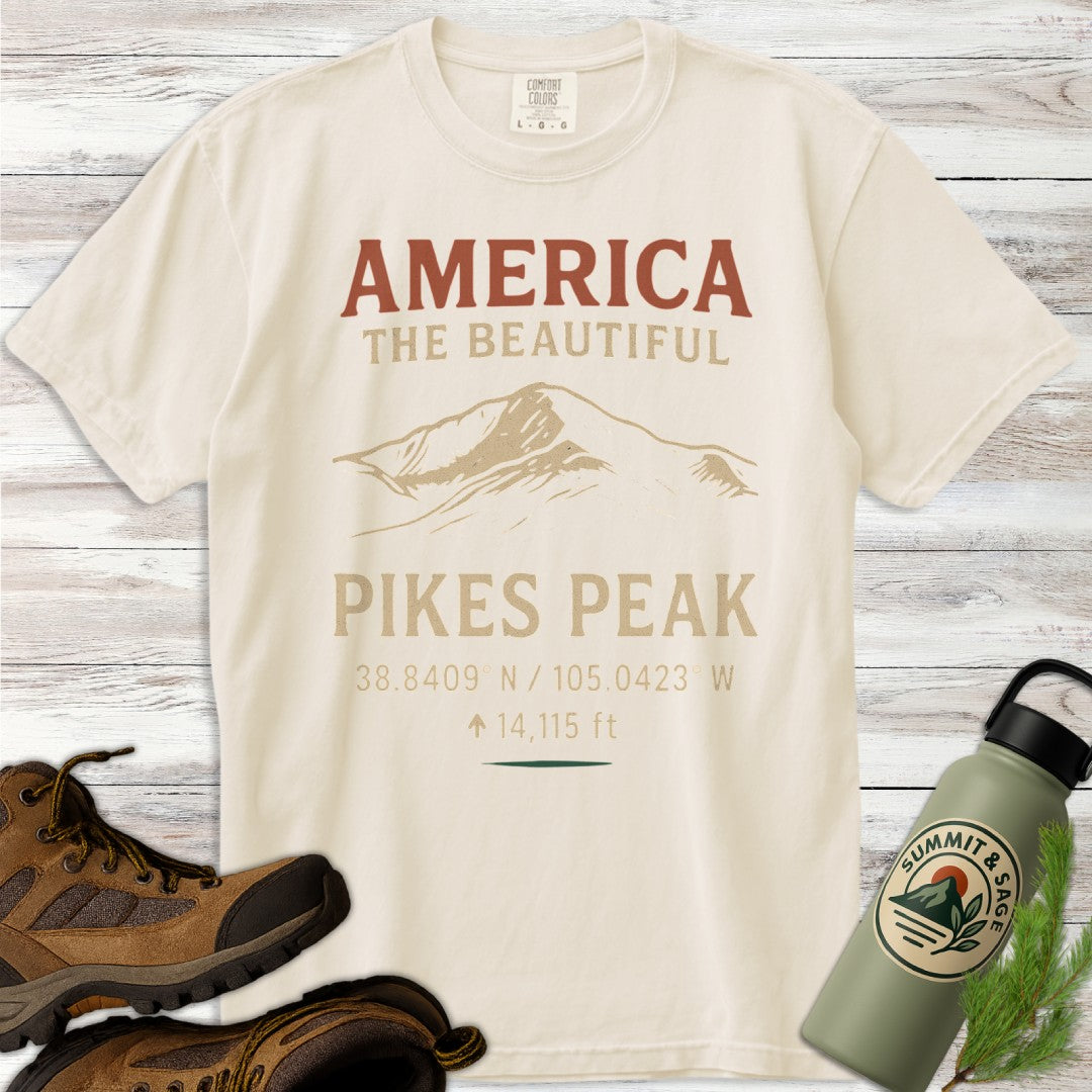 America Beautiful Pikes Peak T-Shirt