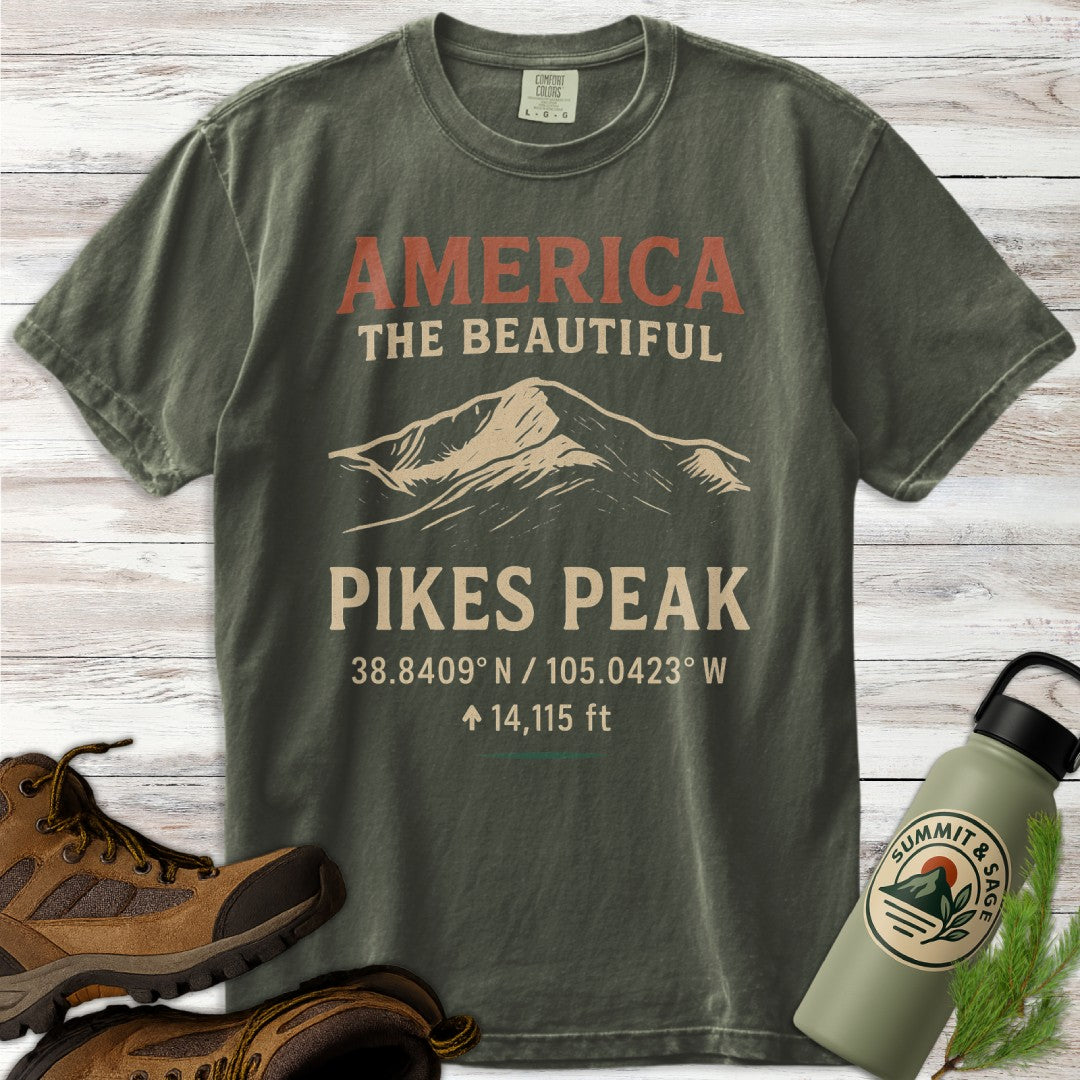 America Beautiful Pikes Peak T-Shirt
