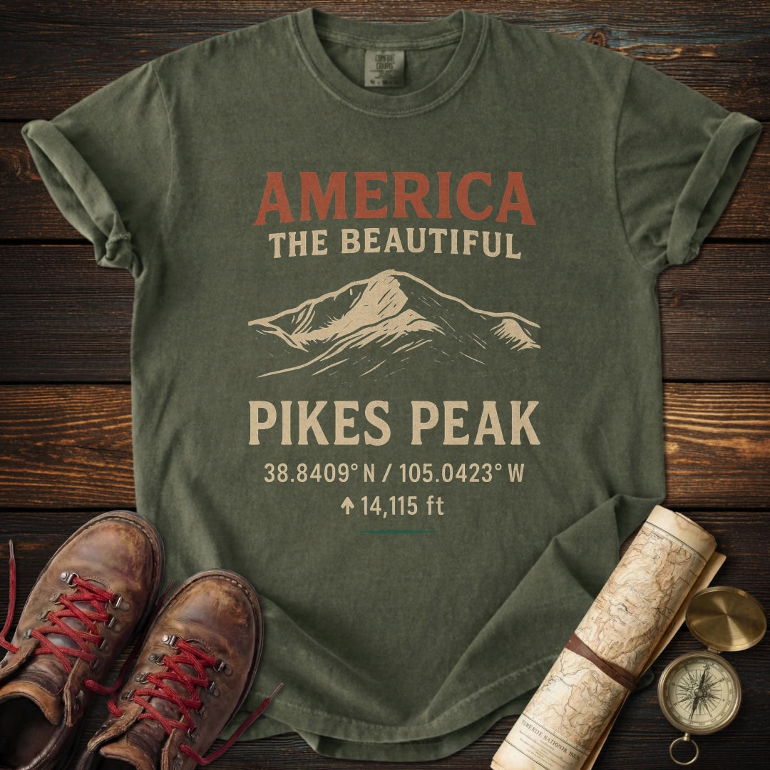 America Beautiful Pikes Peak T-Shirt