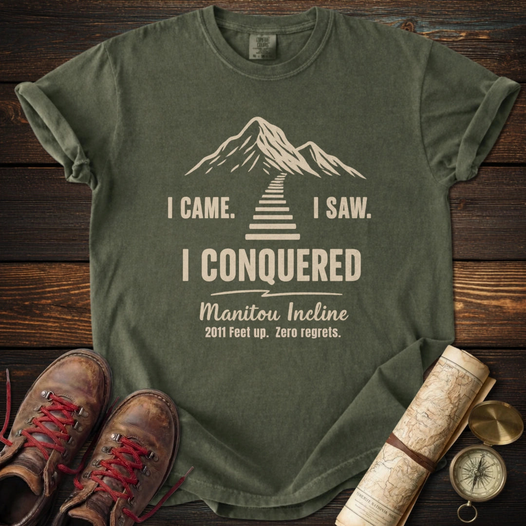 I Conquered Manitou Incline T-Shirt