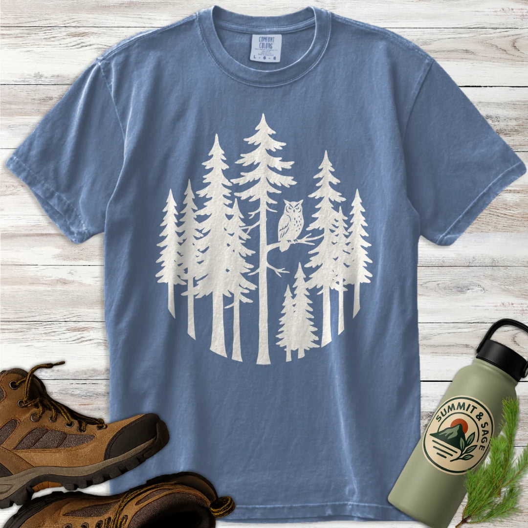 Forest Owl Nature T-Shirt