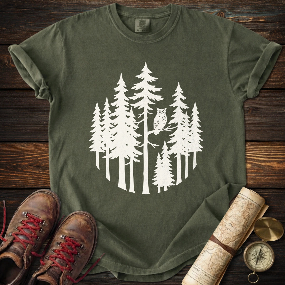 Forest Owl Nature T-Shirt