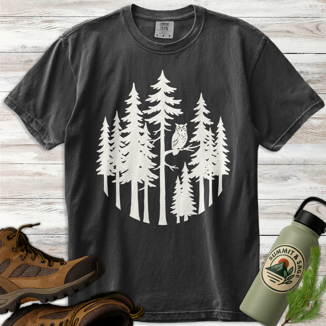 Forest Owl Nature T-Shirt