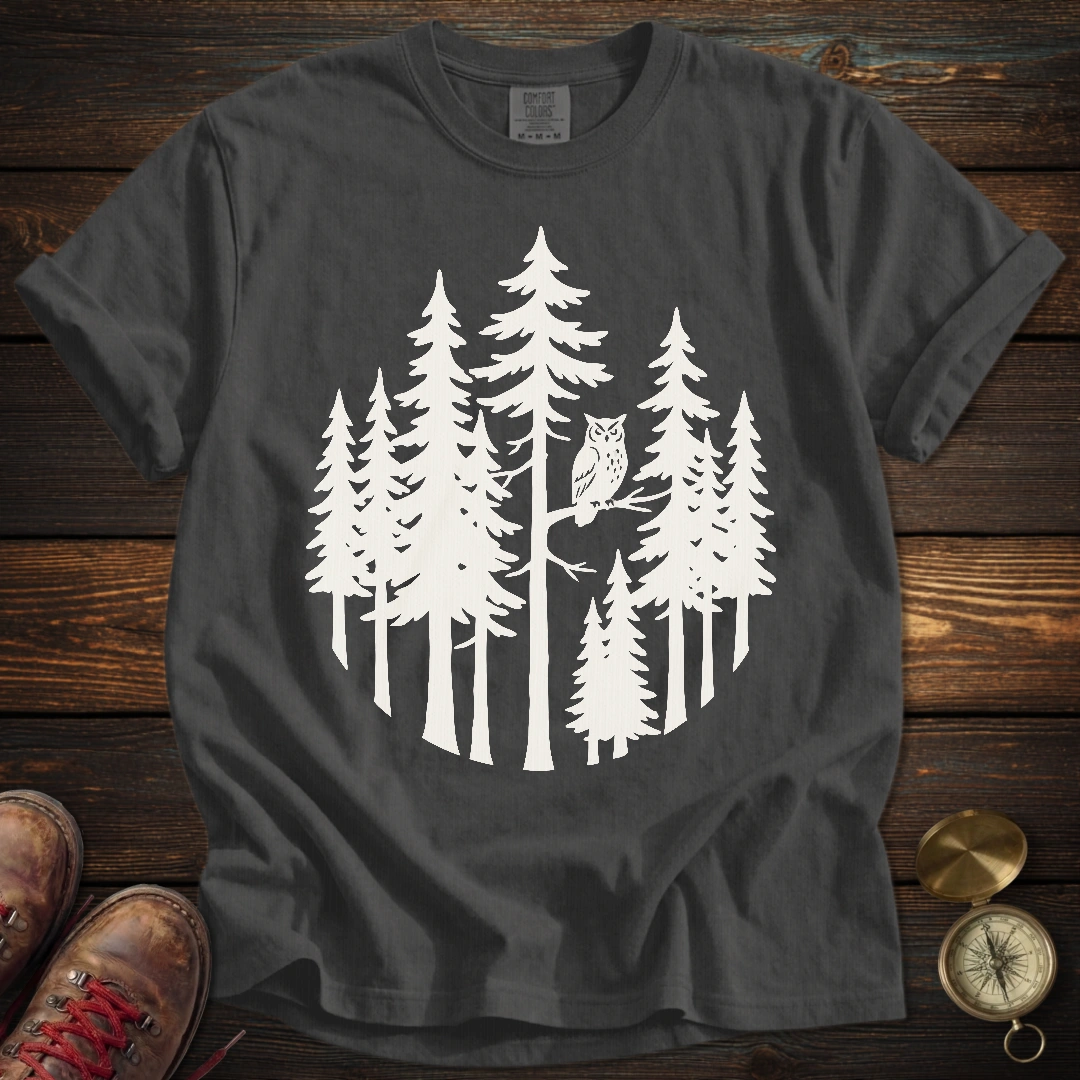Forest Owl Nature T-Shirt