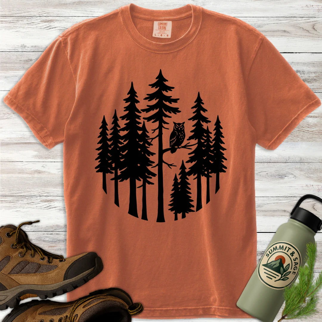 Forest Owl Nature T-Shirt