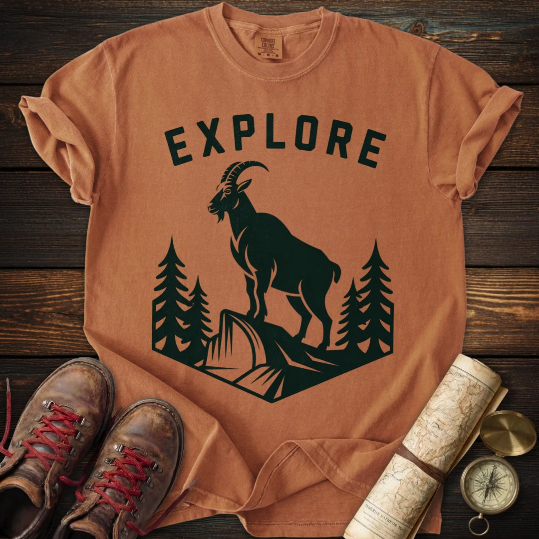 Explore Mountain Goat T-Shirt