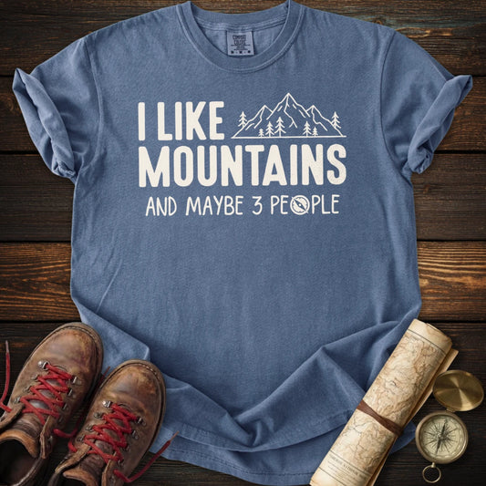 Like Mountains 3 People T-Shirt
