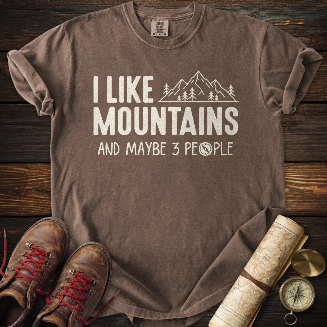 Like Mountains 3 People T-Shirt