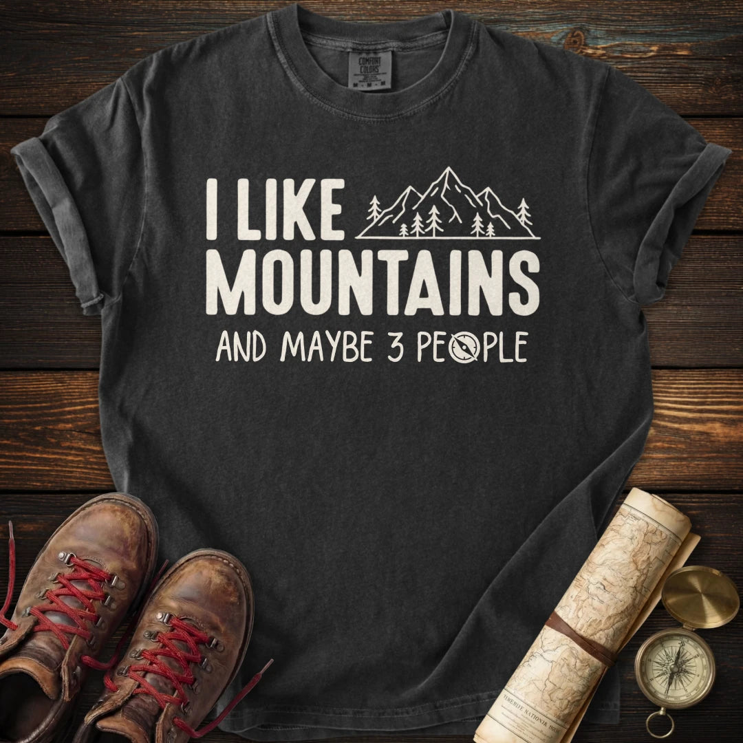 Like Mountains 3 People T-Shirt