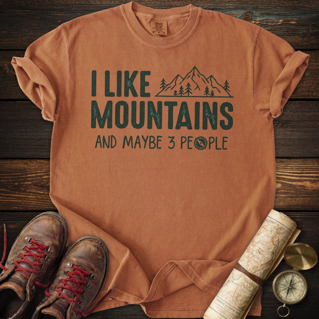 Like Mountains 3 People T-Shirt