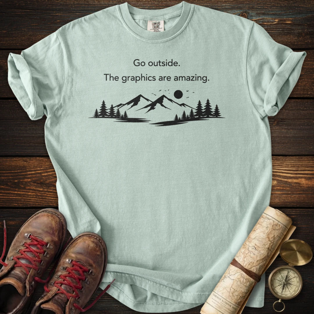 Go Outside Graphics Amazing T-Shirt