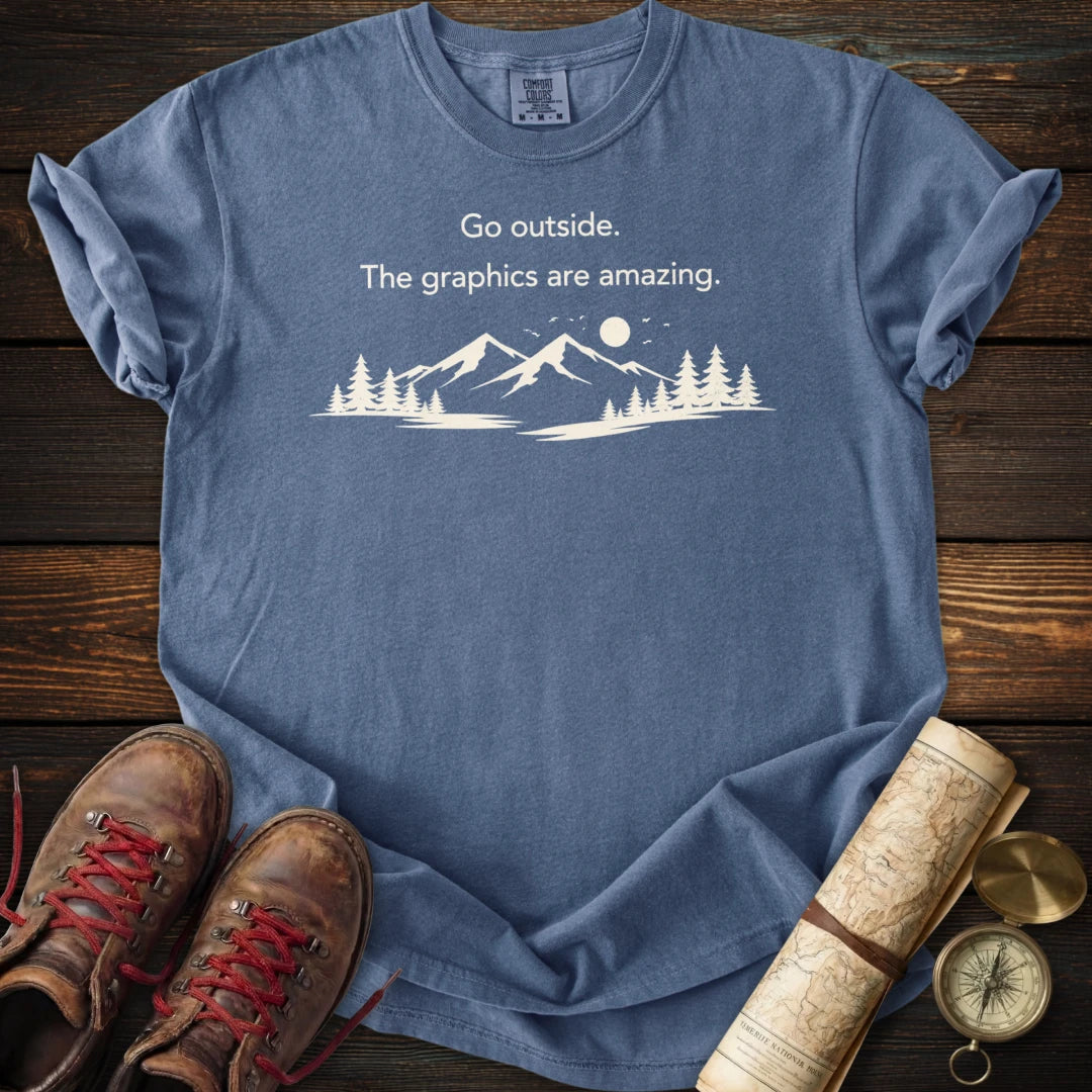 Go Outside Graphics Amazing T-Shirt