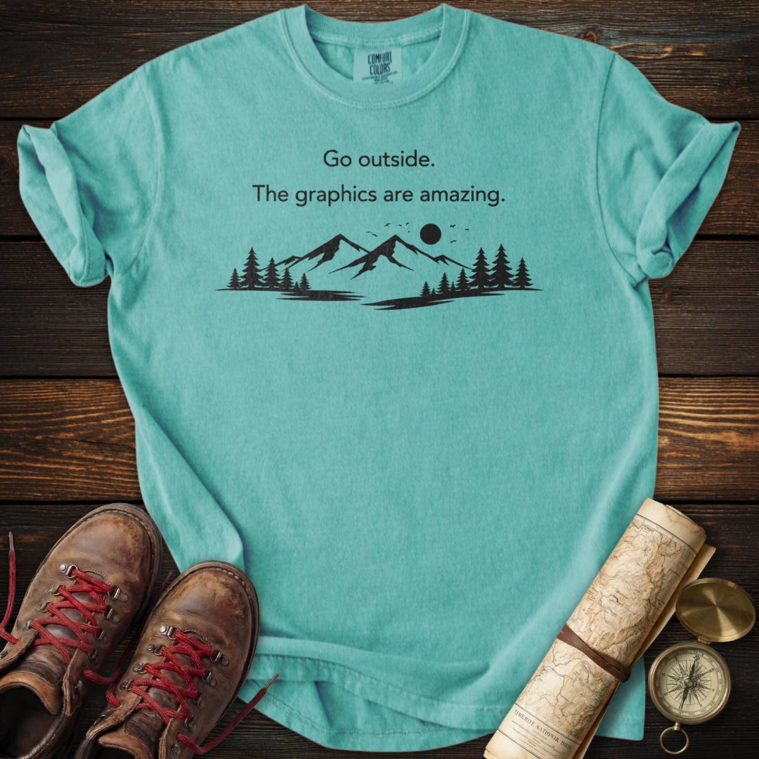 Go Outside Graphics Amazing T-Shirt