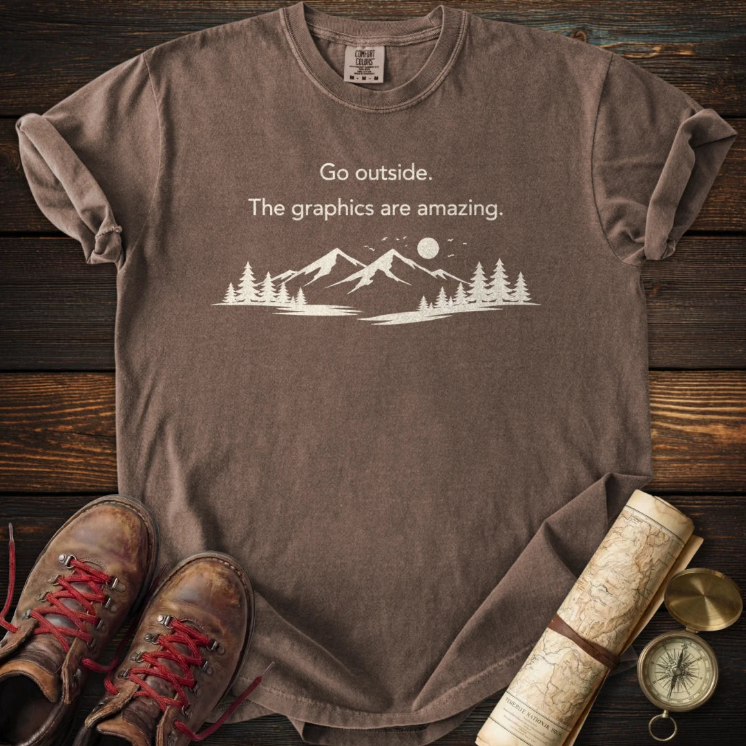 Go Outside Graphics Amazing T-Shirt