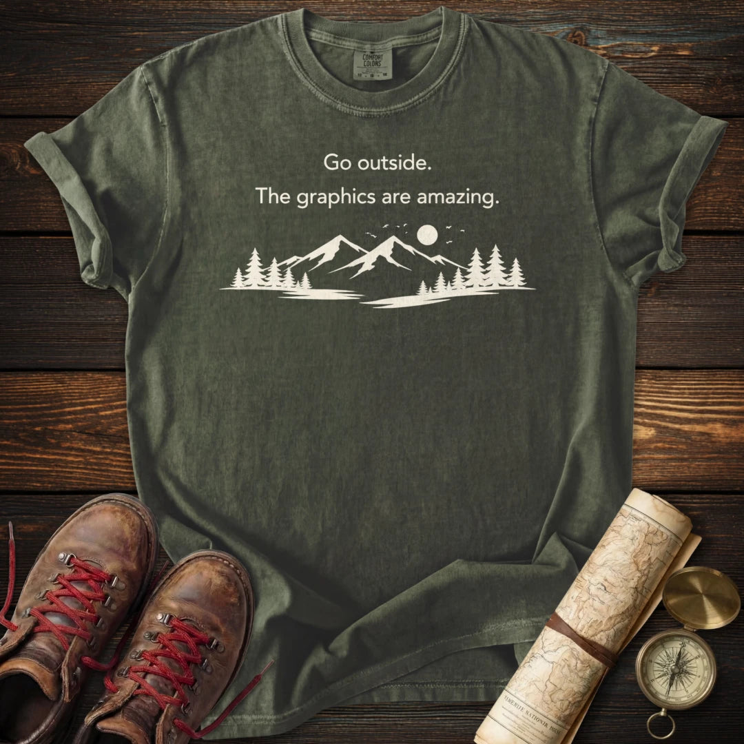 Go Outside Graphics Amazing T-Shirt