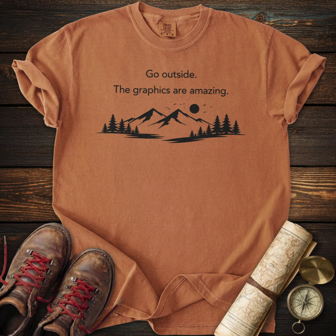 Go Outside Graphics Amazing T-Shirt