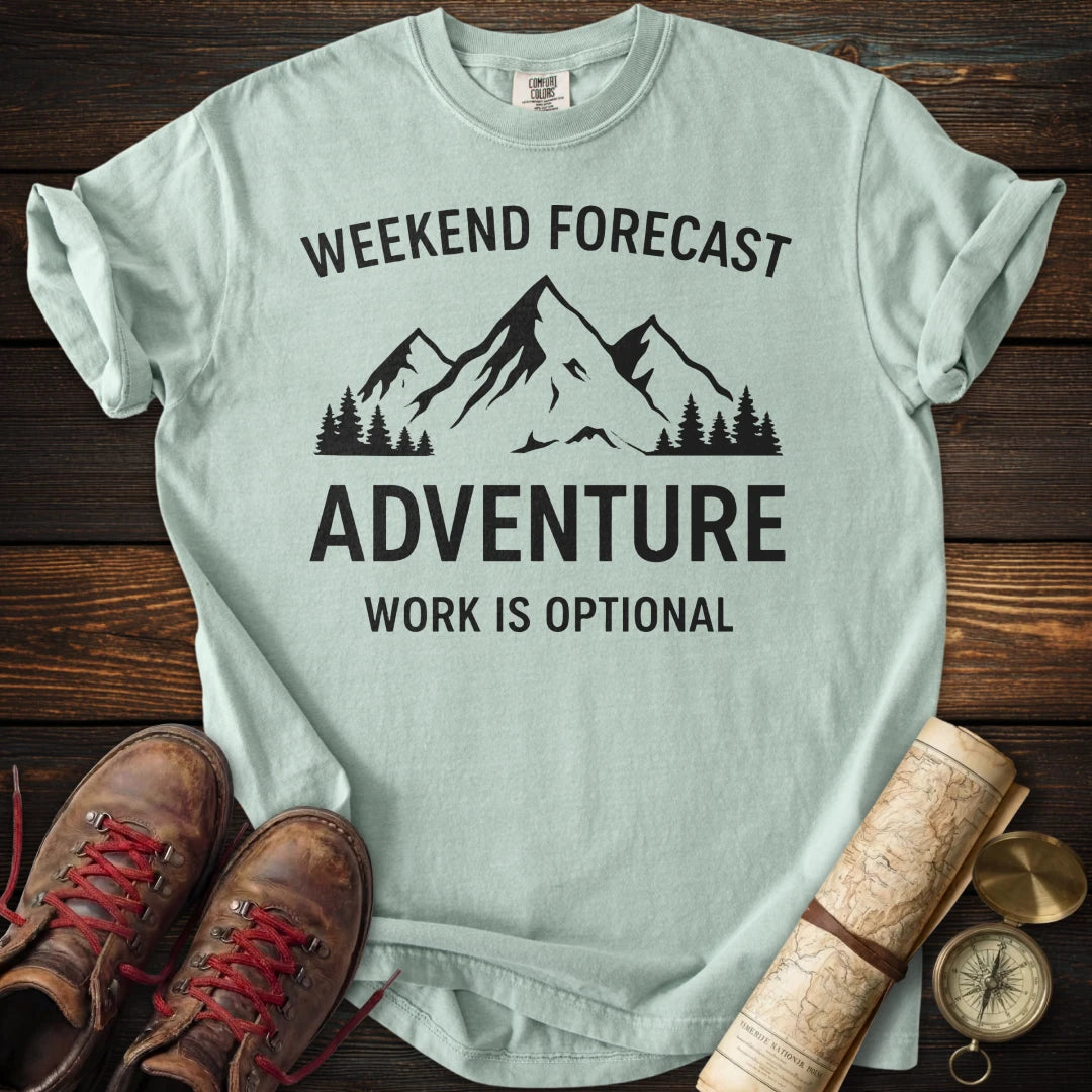 Weekend Forecast Adventure T-Shirt