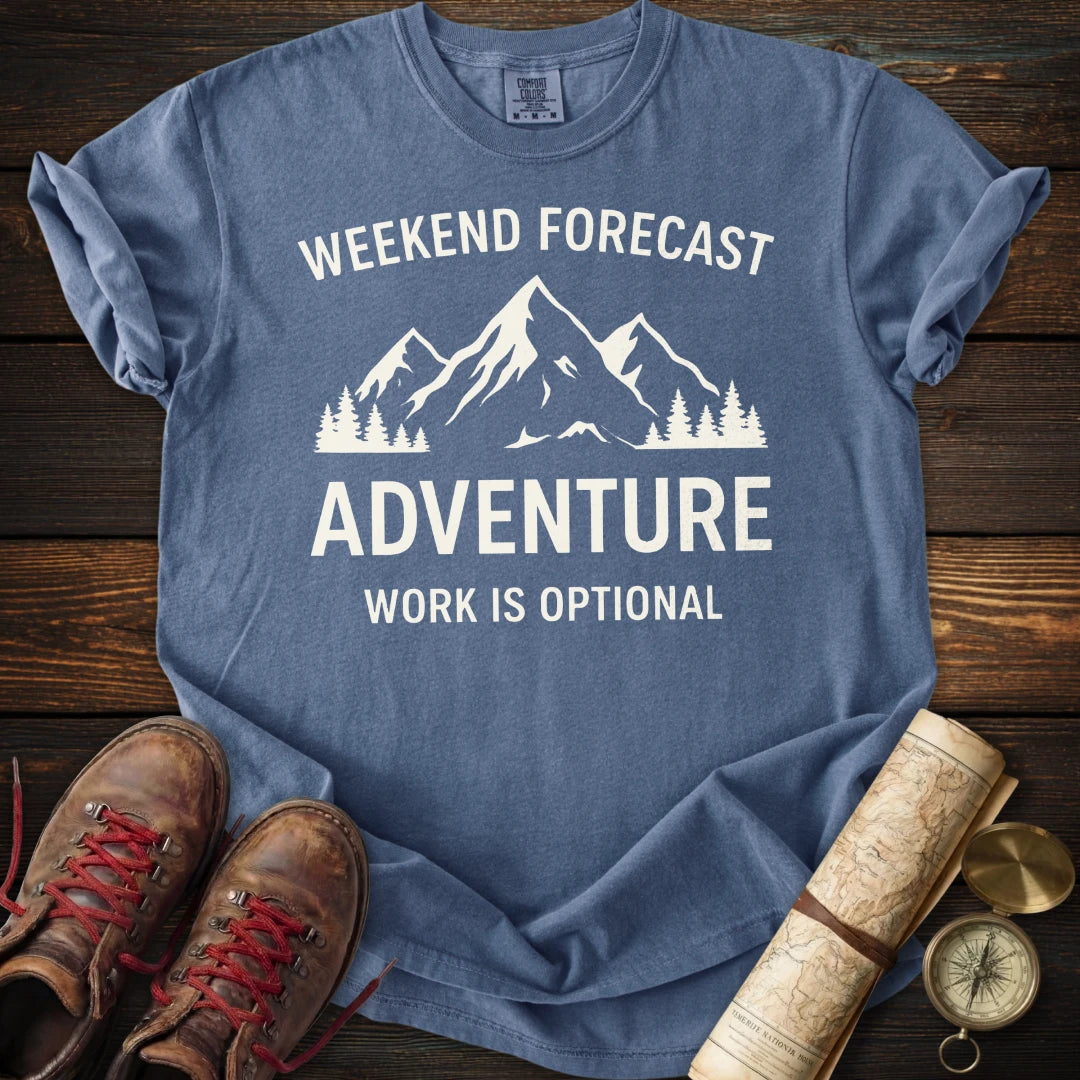 Weekend Forecast Adventure T-Shirt