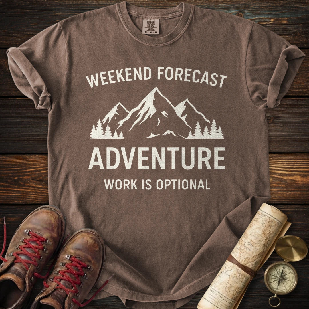 Weekend Forecast Adventure T-Shirt