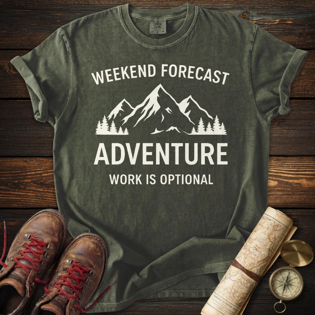 Weekend Forecast Adventure T-Shirt