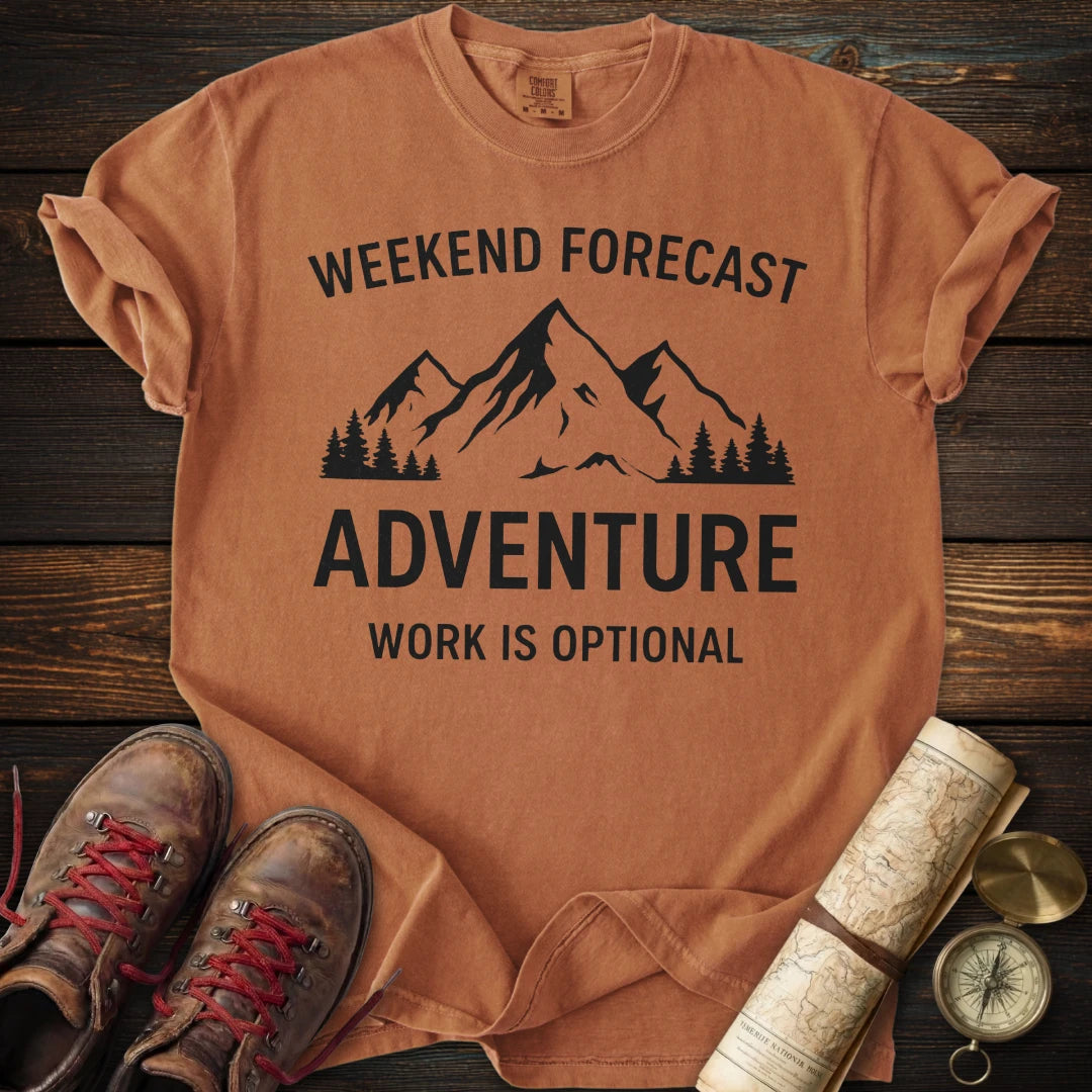 Weekend Forecast Adventure T-Shirt