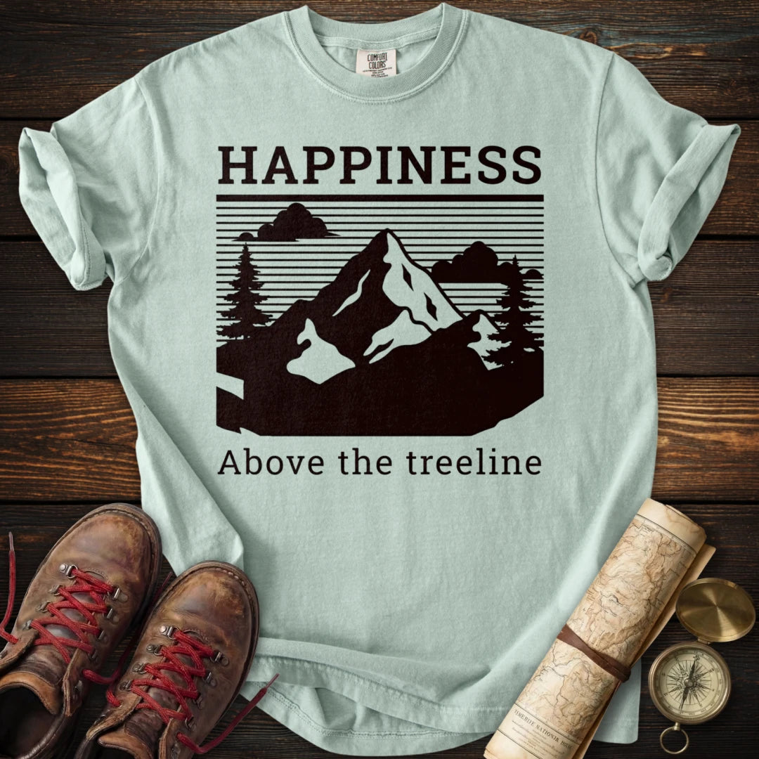 Happiness Above Treeline T-Shirt